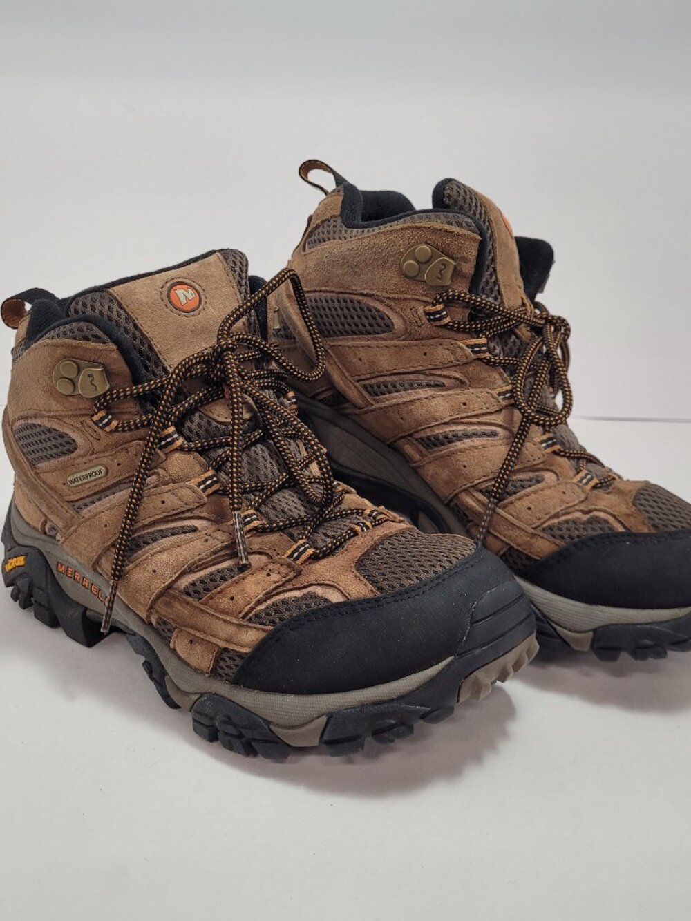 Men’s- Merrell Brown and Black Hiking Boots